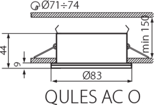 схема Kanlux Qules AC O-W 26304